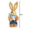 Charming Bunny Statue Handcrafted Rabbit Sculpture Spring Home Accent