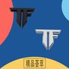3D Auto Styling TF Logo für Sportrennen Motorrad Auto Kotflügel Seite Kofferraum Namensschild Aufkleber Emblem Abzeichen Aufkleber