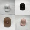 Embroidery Bear Duck Cap Encircle Female Curved Eaves Outdoor Breathable Shade