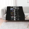 20th Anniversary 2001 2021 Fast Furious Signatures Classic Throw Blanket Soft Breathable Blanket for Night Sleeping