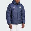 Adidas Real Madrid Dna Reversible Hooded Down Jacket With 600 Fill Power And Logo Print Men Outerwear Ink-Blue HY0609