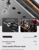 Cordless Lithium Battery Drill Hand Tool Set for Electricians & Carpenters - Multifunctional Repair Kit with Tool Box