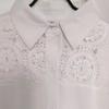 GMXIA Spring Summer Hollow V-neck Design for A Niche Chic Women's Shirt