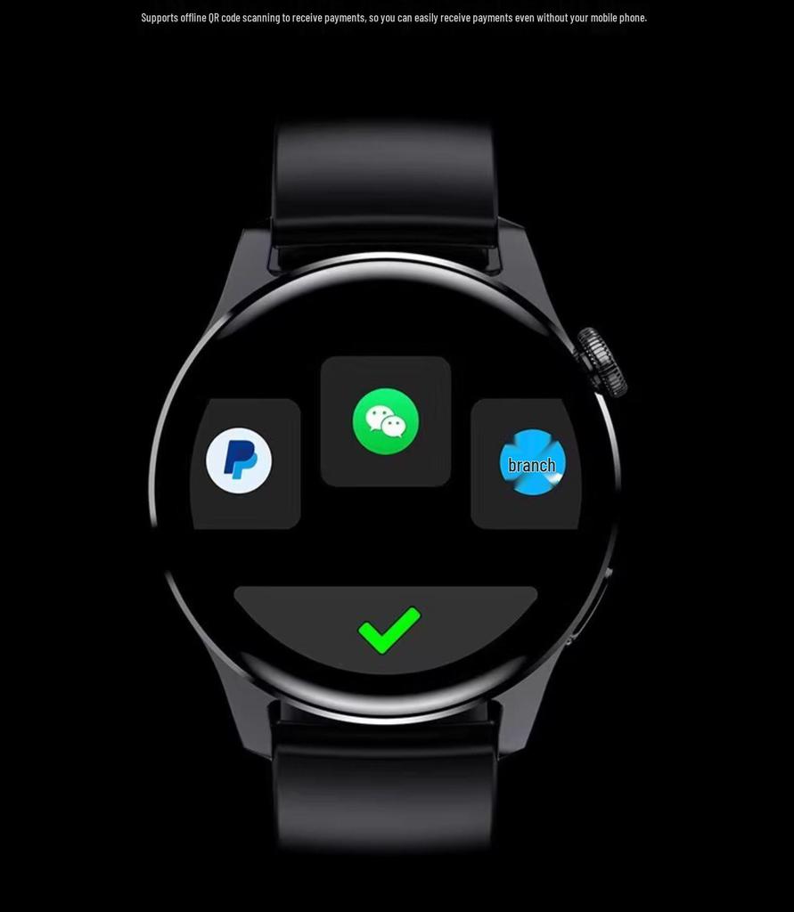 2025 Smartwatch 8: Waterproof, Heart Rate, Blood Pressure & Oxygen Monitor, Bluetooth, Multifunctional Payment, Sport Mode.