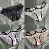 Lace Lace Flower Transparent Briefs Patchwork Underpants Breathable Female Lingerie  Girl