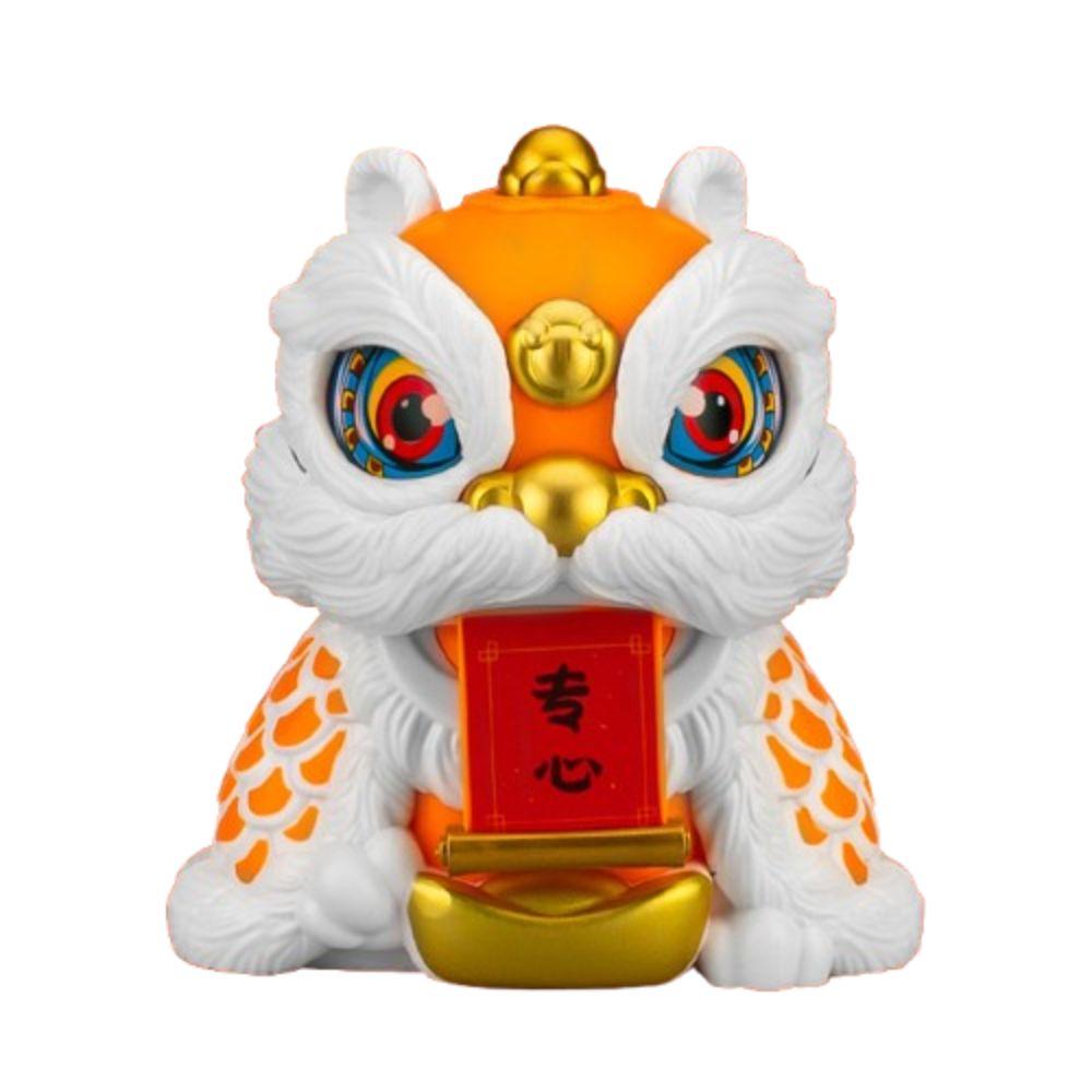Chinese Style Lion Statue Figure Toys Attracting Wealth New Year Toys  Kid Girl Boy