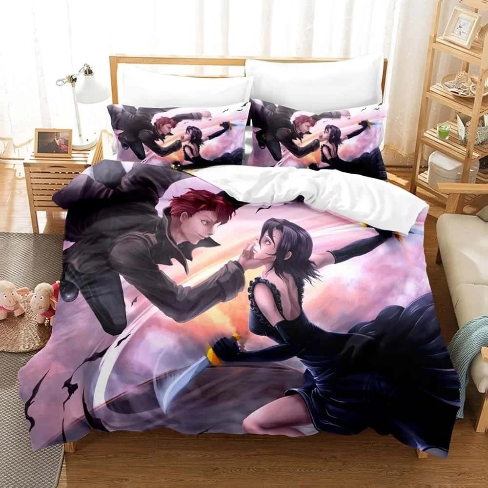 Durable Classic 3D Print Anime Bed Baccano Size Adult Kid Bedroom Sets Single Twin Full Queen King Quilt