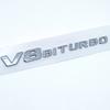 Letters Numbers Emblem C63 C63s V8Biturbo for Mercedes Benz AMG Car Fender Trunk Rear C205 S205 W205 Logo Sticker RK1