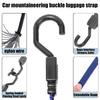 Elastics Rubber Luggage Rope Cord Hooks Bikes Rope Tie Bicycle Luggage Roof Rack Strap Fixed Band Hook Bicycle Accessories