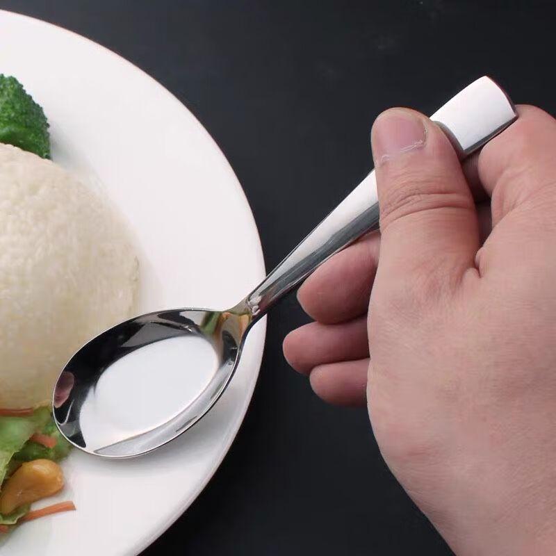 Qianxing 304 Stainless Steel Deep Soup & Rice Spoons