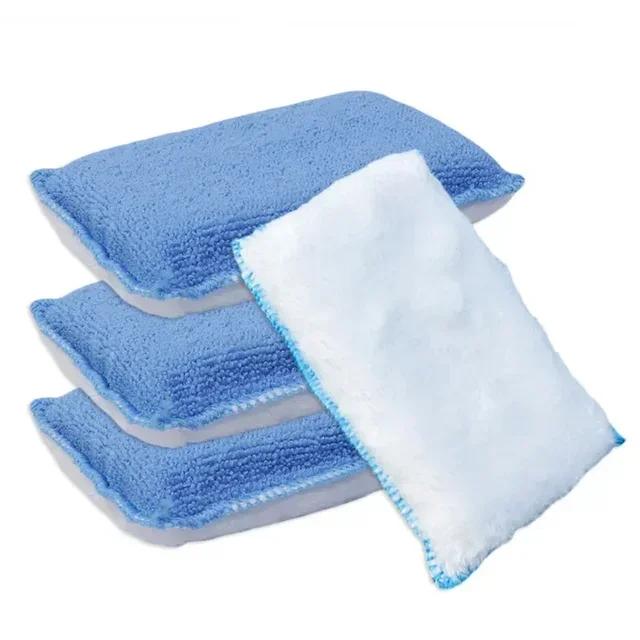 Car Cleaning Sponge 1/4PCS Microfiber Detailing Washer Pad Double Side Imitation Wool Sponges Car Wash Wipe Applicator Padstool