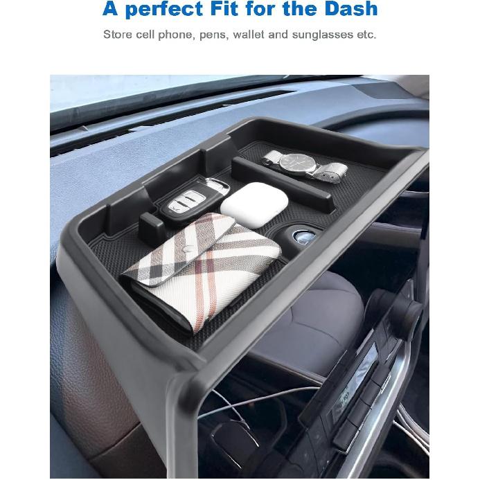 CDEFG For 2024 2025 2026 Toyota Grand Highlander Dashboard Storage Box 12.3-Inch Screen Compatible With 2024 2025 2026 Toyota Grand Highlander