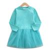 Stylish Spring & Autumn Long-Sleeved Dresses for Girls with Custom Mesh Skirts