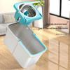 Hand-Free Wet & Dry Dual-Drive Spin-Dry Mop with Water-Absorbent Head and Bucket
