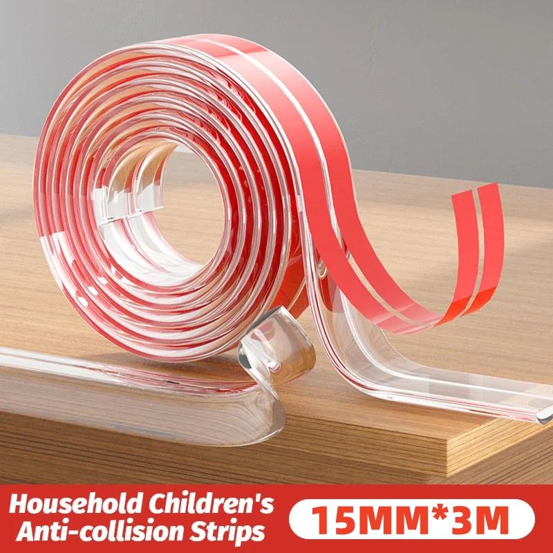 Children's Anti-collision Protection Strip Table Edge Anti-collision Angle Protection Transparent Self-adhesive Anti-collision