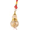 Chinese Style Glass Bottle Gourd Pendant Gold Foil Bottom Car Interior Accessories  Car Accessories