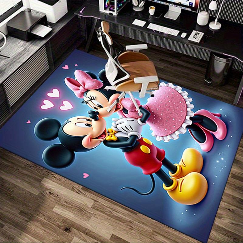 1pc. Cute Mickey & Minnie Mouse Love Heart Home Office Chair Rug Outdoor Carpet Giftz041124