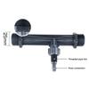 1/2" 3/4" 1" Venturi Fertilizer Injector Male Thread Irrigation Drip Device Black Ozone Injector