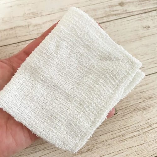 [.co.jp Exclusive] Brush Cloths, 4-Piece Set (Mini Type), 2 Pieces Per Pack (4 Brush Cloths Total), 100% Cotton