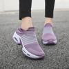 Women Slip on Walking Shoes Women Black Purple Pink Sneakers Elevator Platform Socks Shoes Women's Orthopedic Casual Shoes Plus Size 42 43