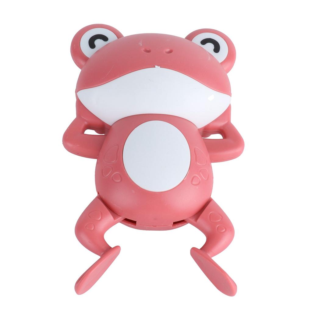 Baby Badespielzeug Aufziehbares Schwimmen Niedliche Frösche Schwimmendes Aufziehbares Badewannenspielzeug für Kinder(Rosa )