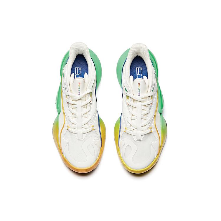 Anta Facial Design Collection Comfortable Cushioning Slip Resistant Abrasion Resistant Balance Low Top Casual Shoes 912028860-5