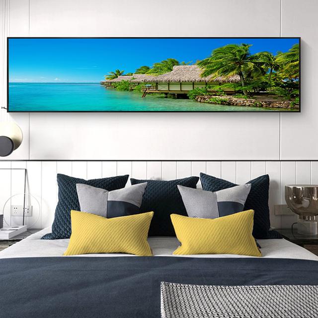 Sailboat Canvas Painting Landscape Posters and Prints Sea Boat Wall Art Pictures for Living Room Home Decoration Cuadros No Frame