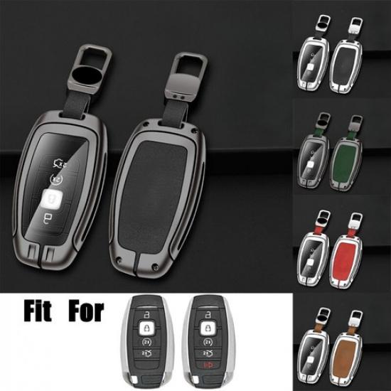 Zinc Alloy TPU Car Key Fob Case Cover For Lincoln MKZ MKC Navigator Continental