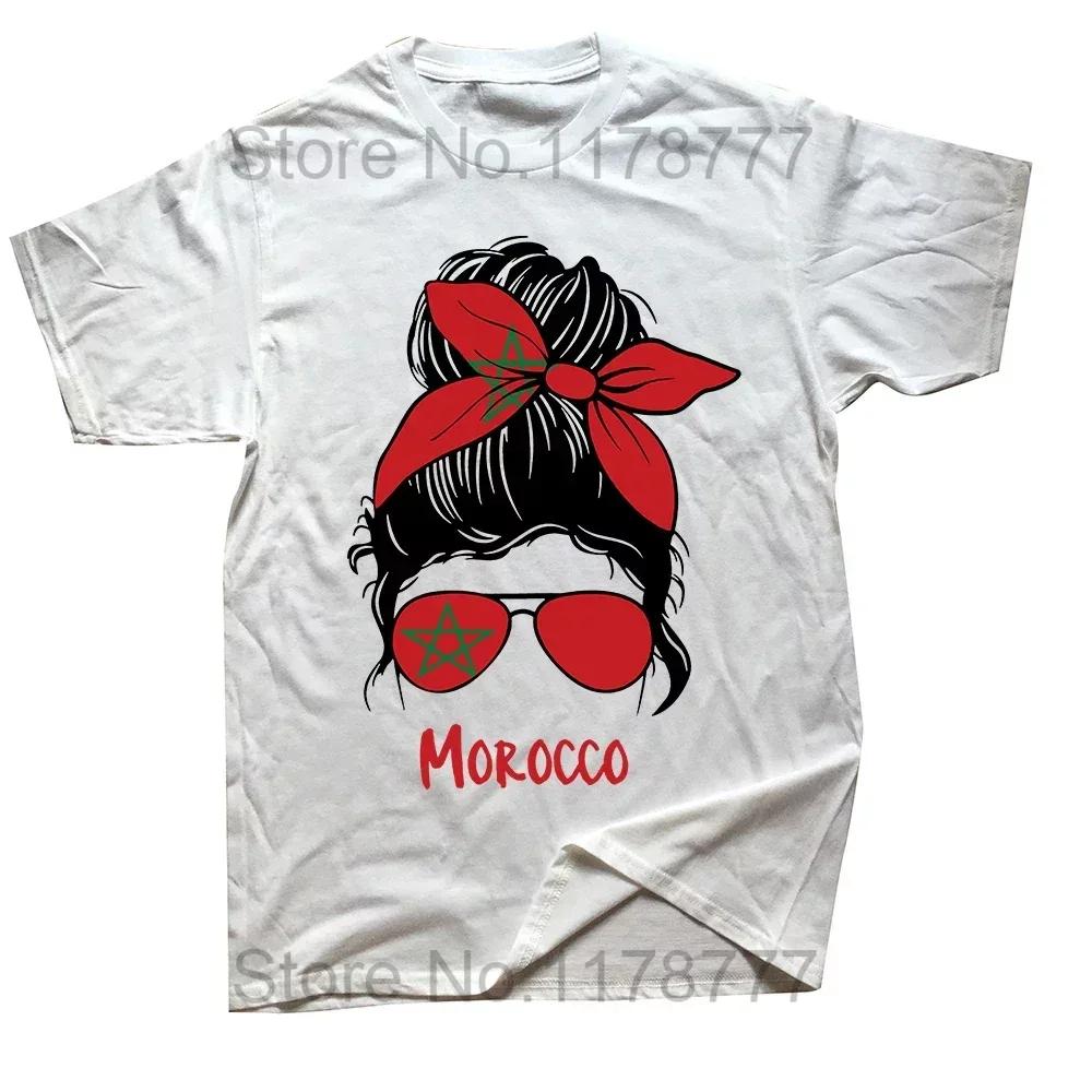 Funny Its In My DNA Moroccan African Gifts Moorish Morocco Flag T Shirts Cotton Streetwear Short Sleeve Summer Tshirt Men