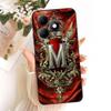For ITEL A6610L Cover For ITEL A90 4G Case Silicone Luxury Crown A-Z Letters 2D Flat Pattern Soft Phone Case For ITEL A 90 4G