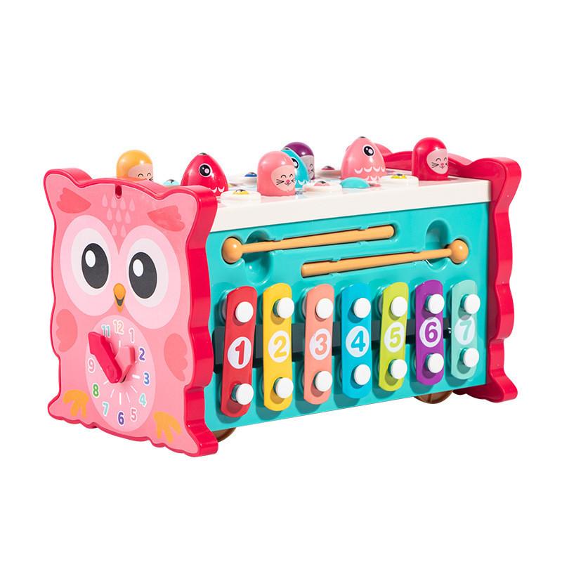 Multifunction Baby Toy With Hammer And Fishing Game For Kids Interactive Play