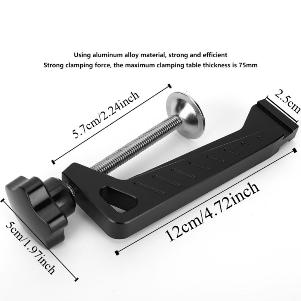 Aluminiumlegierung Rinnenbefestigungsclip Maximale Klemmdicke Befestigungsclip Werkzeugzubehör 75mm Größe 45 Typ Clip