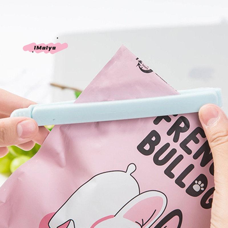 M-10 Stück Lebensmittelbeutel-Verschlussclips Plastikbeutel Bunte Verschlussclips Für Küche Snack Kaffee Kartoffelchip Lebensmittelaufbewahrungsbeutel