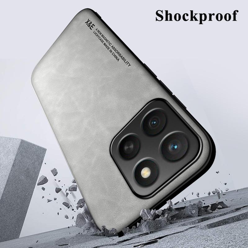 KEYSION Husă Retro de Lux din Piele PU pentru Honor X8c Silicon Moale+PC Rezistentă la Șocuri Husă Spate pentru Telefon pentru Huawei Honor X8c