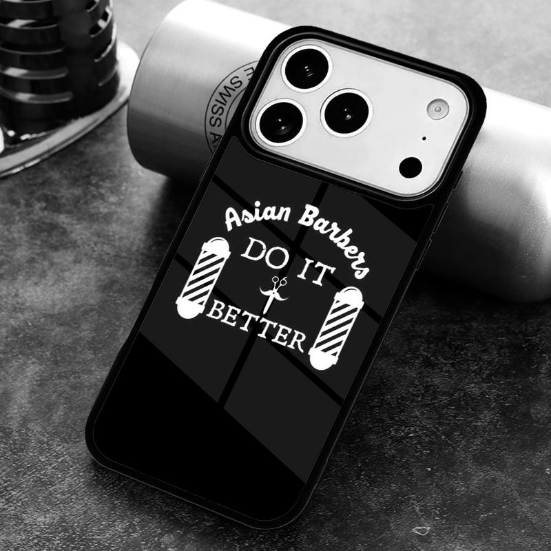 Love Barber Life Phone Case for iPhone 17 16 15 Pro Max Air 14 13 12 11 Plus Shockproof Capa Cover