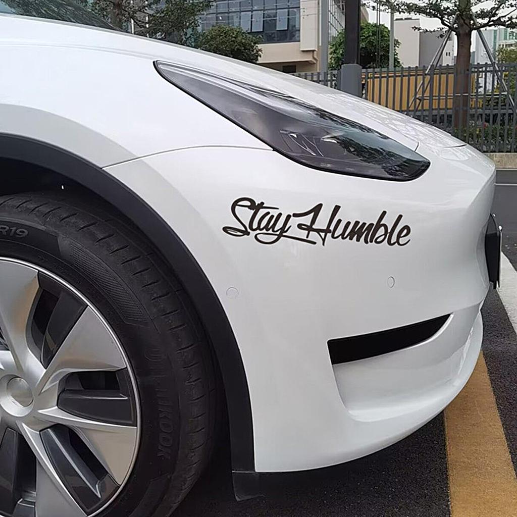 Generic Stay Humble Car Sticker, Stay Humble Car Sticker, English Body Sticker, Stay Humble