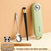 WORTHBUY 316 Stainless Steel Portable Chopsticks & Spoon Set