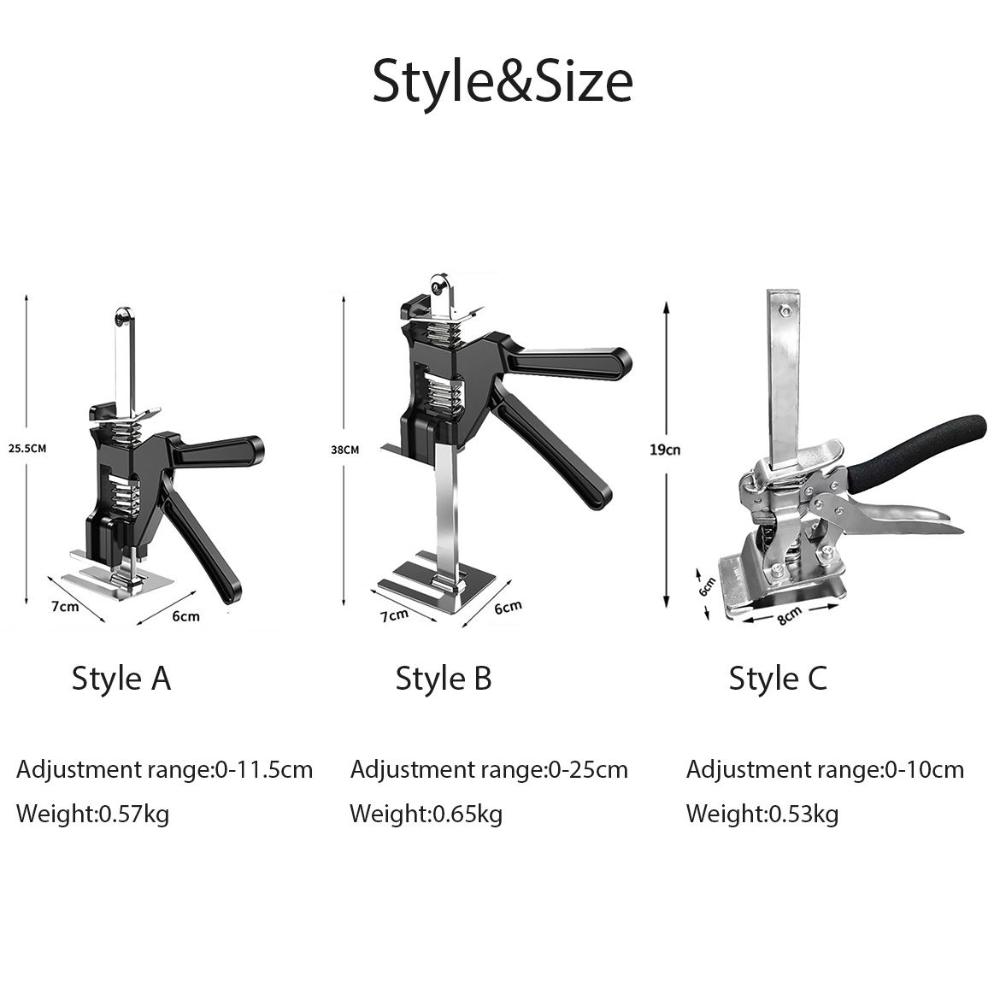 Furniture Moving Plaster Sheet Repair Hand Lifting Tools Elevate Tool Cabinet Jack Board Lifter