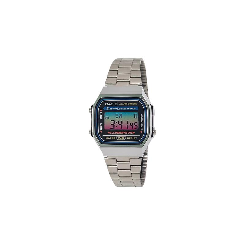 Casio Tilpasset ur modificeret serie lyslilla spejl sølv rustfrit stål urkasse klassisk retro liv vandtæt LA670WA- LA670WA-1D