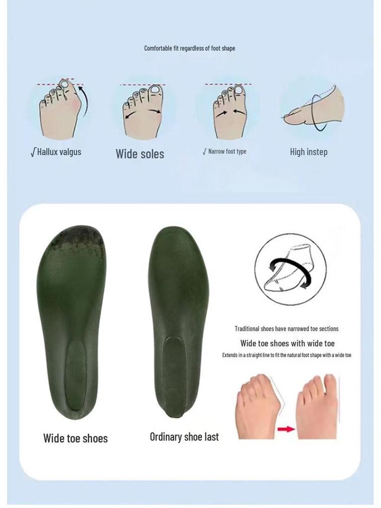 Wide-Toe Barefoot Shoes for Men - Plus Size, Hot-Selling, for Wide Feet