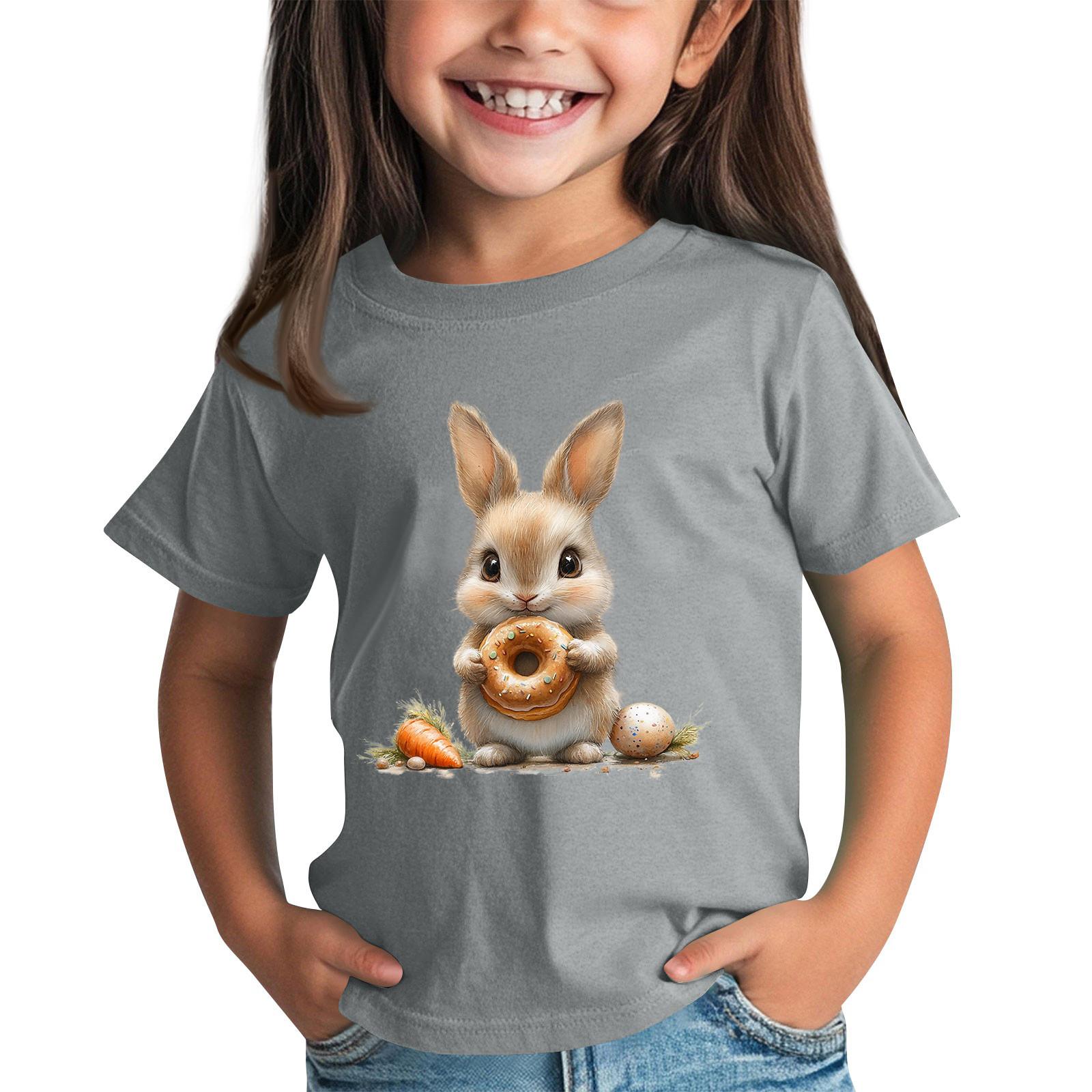 

Children s Short Sleeve Neck T-Shirt Animal Print Daily Casual Top 120