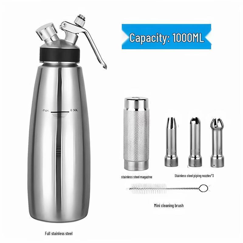 Yingtang 1000ml Stainless Steel Cream Dispenser