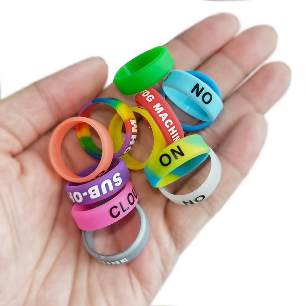 20Pcs Fishing Rod Handle Protective Case Lure Silica Gel Rod Clip O-Shaped Ring