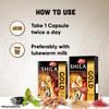 Dabur Shilajit Gold Ayurvedic Capsules For Strength, Stamina And Vitality Support – Natural Wellness Supplement – 10 Capsules Pack