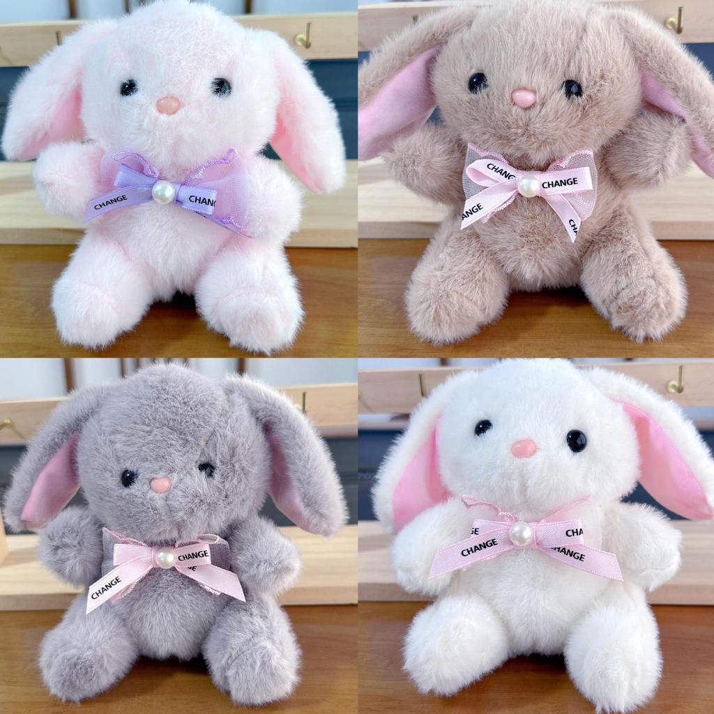 Mini Plush Toy Claw Machine Keychain Charms
