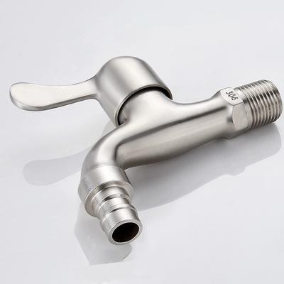 Stainless Steel Washing Machine Adapter Connector Bathroom Faucet Wall-mounted SUS304 Laundry Tab