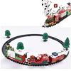 Colorful Electric Toy Train Set With Lights Music And Holiday Cheer For Kids