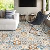 Direct Sales Pvc Self-Adhesive Floor Stickers Xiyin Explosive Spanish Style Living Room Bedroom Kitchen And Bathroom Beautification Stickers
