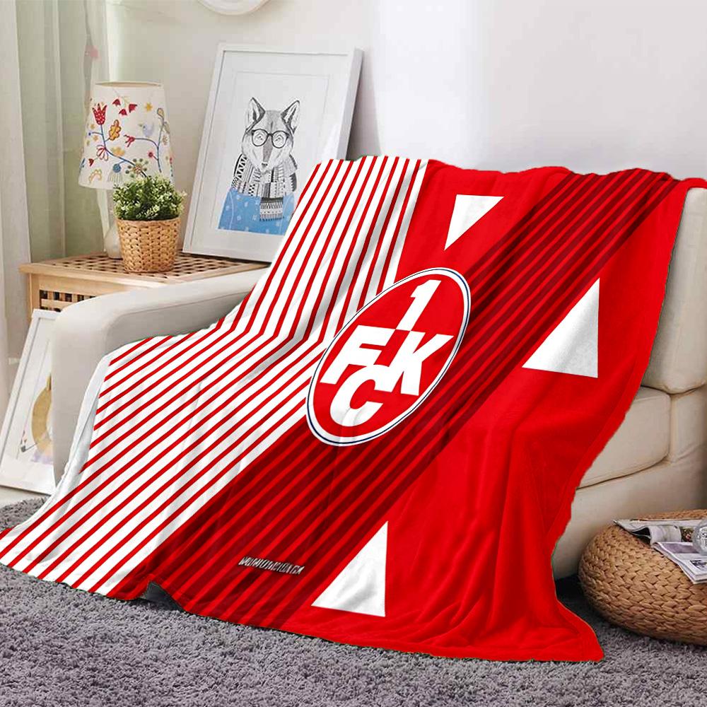 Kaisers-lautern Football Club Flannel Blanket, Soft Polyester, Modern Design, All-Season for Camping, Travel, Gifts for holidays or birthdays
