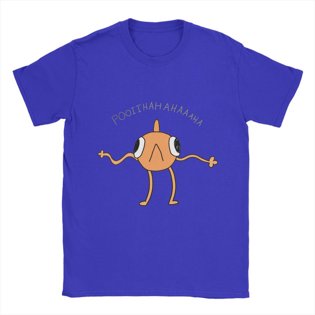 Lustiges Fisch-T-Shirt „Le Poisson Steve“ aus Baumwolle für Herren, Strand-T-Shirt, Rundhalsausschnitt, Hippie-T-Shirt, individuelle Logo-Kleidung